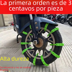 Universal Anti-Slip Tire Chains for Electric Bikes