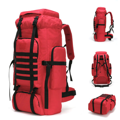 BNMJVJL 70L Hiking Backpack Military Tactical Camping Adjustable waterproof Climbing Sport Bags